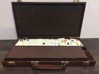 Vintage Pressman Tournament Rummikub With Carrying Case 1982