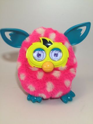 2012 Hasbro Pink Polka Dot Furby Pa - 282 A4332/a4343 Boom,