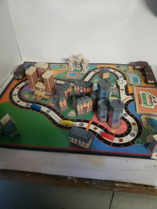 Vintage Hotels Board Game Milton Bradley 1987 Incomplete