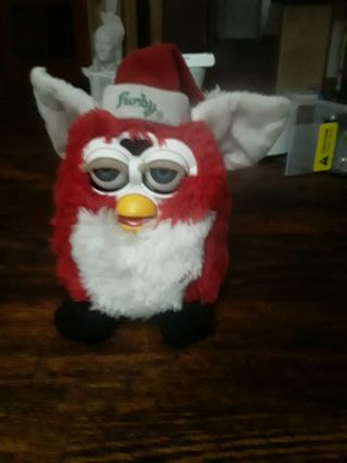 Electronic Furby Special Limited Edition Santa 1999 Christmas