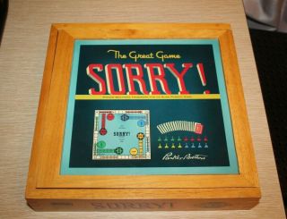 Sorry - Parker Brothers Nostalgia Board Game Series Sorry (wooden Box) 2002