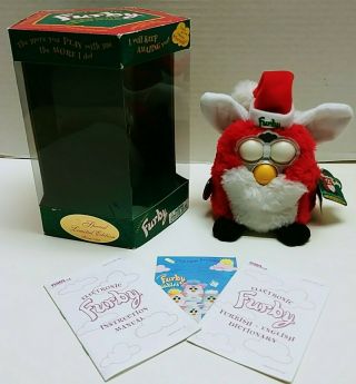 1999 Christmas Furby Special Limited Edition with Tag Orig.  Box 2