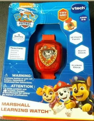 Vtech Paw Patrol Chase Learning Watch,  Blue [e - Bx905]