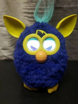 2012 Furby Boom Dark Blue & Yellow Hasbro