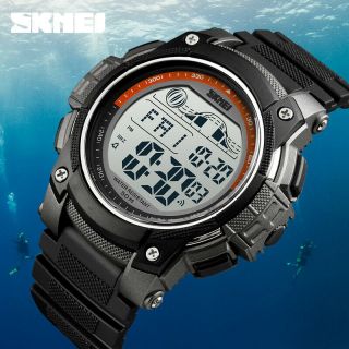 Skmei Men Watches Waterproof Sports Watch Countdown Luminous Digital Watch