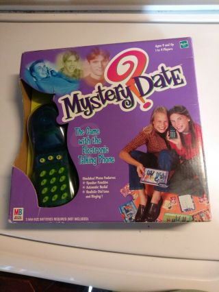 Vtg Mystery Date Electronic Talking Phone Game Hasbro Milton Bradley Complete