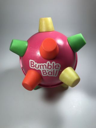 Vintage Ertl Bumble Ball Pink For Repair Motorized Bouncing 1992 Pink Toy