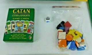 The Settlers of Catan Cities & Knights Game Expansion 3065 Never Played 3