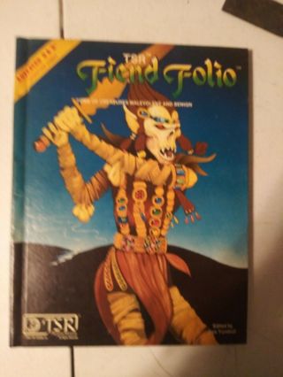 1981 Tsr Advanced Dungeons & Dragons Fiend Folio