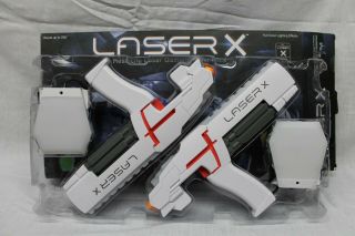 Laser X Double Pack - 2 Player Laser Tag Gaming Game Set - Two Player Laser Guns