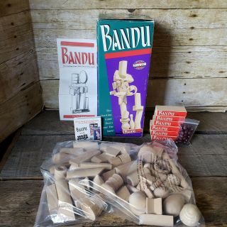 Bandu Stacking Game 1991 Milton Bradley 100 Complete