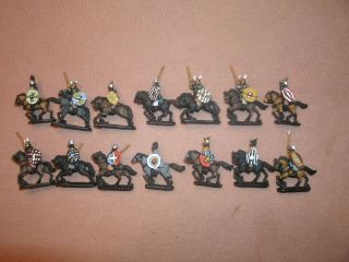 15mm Painted Ancient Gauls Cavalry.  Old Glory (14 Figures)