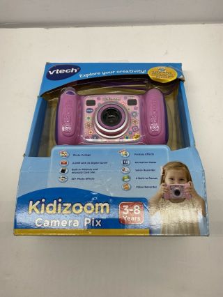 Vtech Kidizoom Camera Connect Pink 1.  3 Mega Pixels 4x Digital Zoom