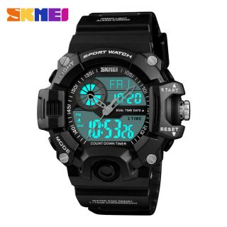 Skmei Digital Sport Watch For Men Analog Quartz Wristwatch 50m Waterproof 1331