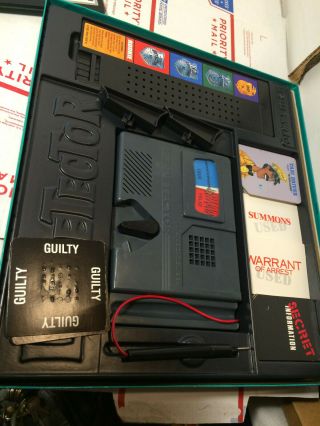 Vintage 1987 Pressman The Lie Detector Board Game Complete