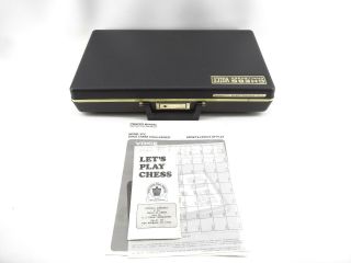 Vintage Fidelity Electronics Challenger Voice Game Case And Manuals Only