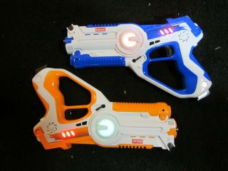 Kidzlane Laser Tag Game - Set Of 2 Blue/orange