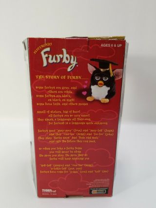 1999 Special Limited Edition Graduation Electronic Furby Model 70 - 886 BOX ONLY 3