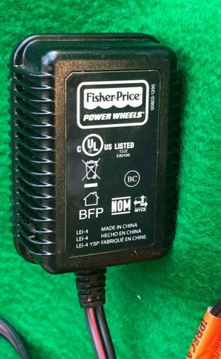 Fisher - Price 6v Power Wheels Ac Battery Charger 00801 - 1781 Ride On