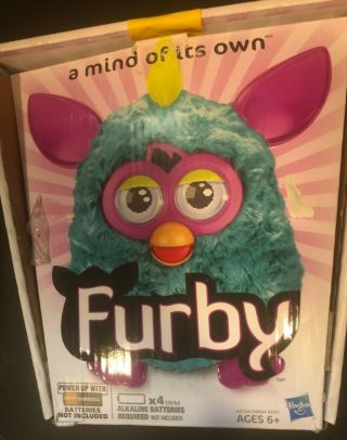 Furby 2012 Interactive Electronic Toy Teal & Purple Hasbro 2