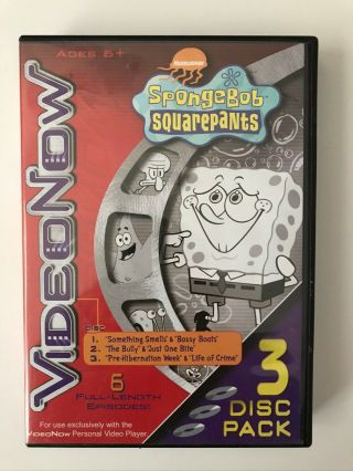 Video Now Spongebob Squarepants 3 Disc Pack -