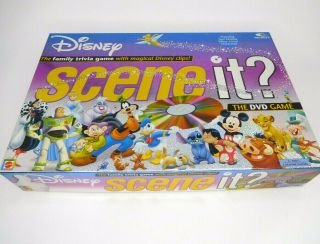 Disney Scene It? The Dvd Game 2004 1st Edition Family Board Game By Mattel