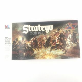 Stratego Vintage 1986 The Classic Board Game Of Battlefield Strategy Complete