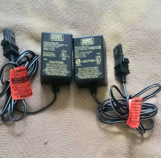 2 Fisher Price Power Wheels 12 Volt Battery Chargers
