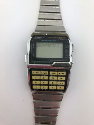 Parts Vintage Casio Dbc - 3000 Data Bank 300 Digital Calculator Watch Module 1478
