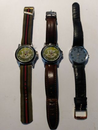 3 Vintage Watches (1 Ticking,  2)