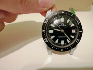 Buler Swiss Diver Watch Vintage