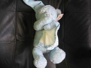 Baby Gund Nighty Night Musical Box Wind Up Blue Teddy Bear,  Great