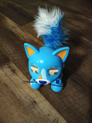 Spin Master Zoomer Blue Robotic Cat Toy