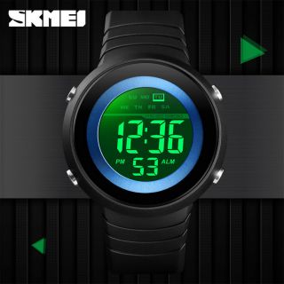 Skmei Men Outdoor Sports Watch 50m Waterproof Male Led Digital Wristwatch 1497