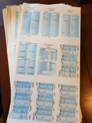 Complete 2001 Strat O Matic Football 31 Team Roster Set Cards Stratomatic