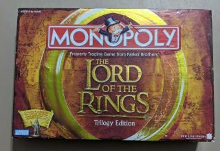 2003 Monopoly The Lord Of The Rings Trilogy Edition