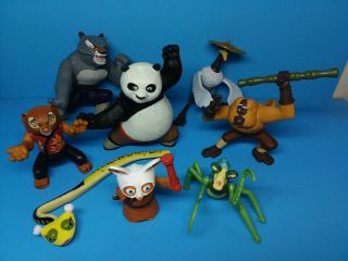 Kung Fu Panda Complete Set Of 8 Figures 2008 Mcdonalds Happy Meal Toys