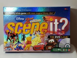 Disney Scene It 2nd Edition Dvd Game,  100 Complete Mattel Disney Family Trivia