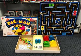 1980s Milton Bradley Pac - Man Board Game Arcade Midway Complete Vintage Midway