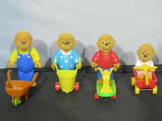 Vintage 1987 Berenstain Bear Figures Complete Set Mcdonalds Happy Meal Toys B