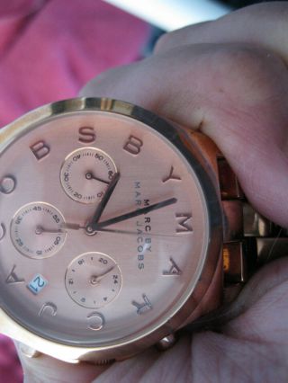 Watch Marc Jacobs 4 dials.  copper color 2