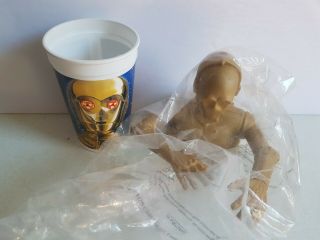 Star Wars Kfc Taco Bell Cup 1996 C 3 P - O In Package