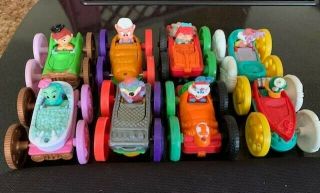 1991 Tiny Toons Flip Cars Happy Meal Collectables (set Of 4)