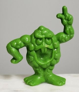 Vintage 1970s Ralston Freakies Cereal Premium Green Bossmoss Plastic Figure