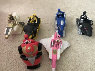 Vintage 1995 Mcdonalds Mighty Morphin Power Rangers Happy Meal Toys Complete Set