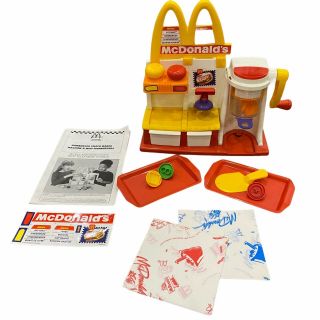 Mcdonalds Happy Meal Magic Hamburger Snack Maker And Accessories Retro 1993