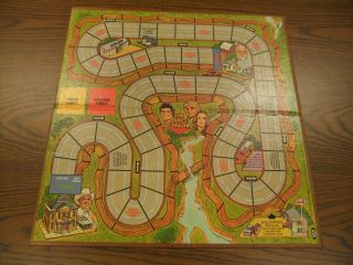 The Dukes Of Hazzard 1981 Board Game Ideal 3l 1108 6l 0746,  Board Only Vintage