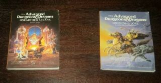 Unearthed Arcana And Legends And Lore Miniature Books