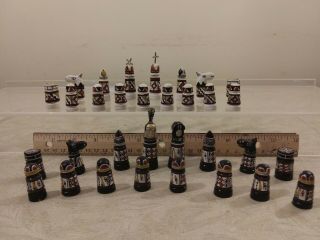 Vintage Mini - Ceramic Peruvian Chess Set