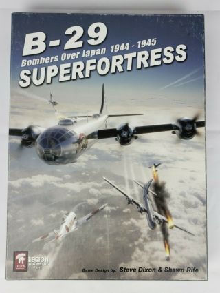 B - 29 Superfortress - Bombers Over Japan 44 - 45 Solitaire Legion Wargames B - 17